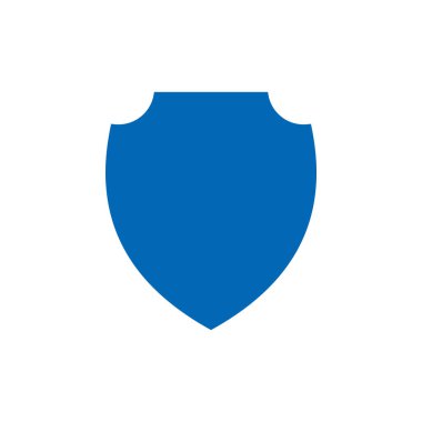 Basit Kalkan Simgesi Logo Çizim Tasarımı