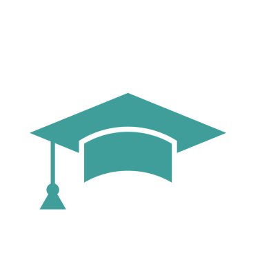 Mezuniyet Kap Simgesi Vektör Şablonu Çizim Tasarımı