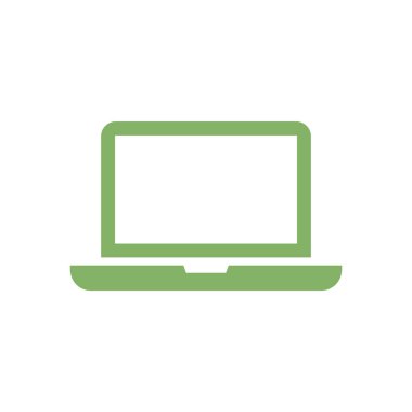 dizüstü bilgisayar ikonu vektör şablonu çizim tasarımı