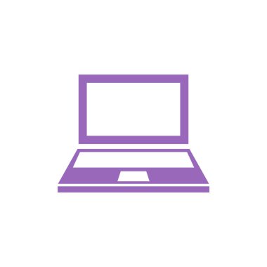 dizüstü bilgisayar ikonu vektör şablonu çizim tasarımı