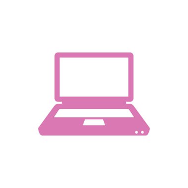 dizüstü bilgisayar ikonu vektör şablonu çizim tasarımı