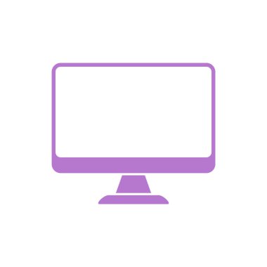 Ekran simgesi vektör şablonunu görüntüleme tasarımı