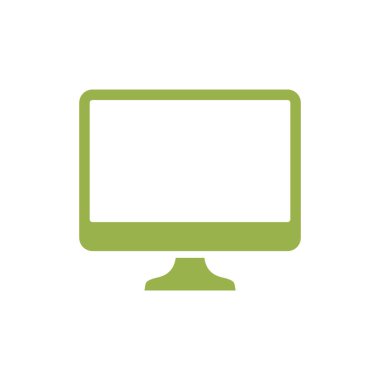 Ekran simgesi vektör şablonunu görüntüleme tasarımı