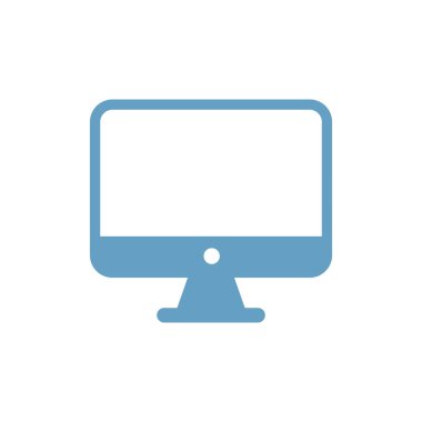 Ekran simgesi vektör şablonunu görüntüleme tasarımı