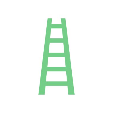 Merdiven Simgesi Vektör Şablonu Çizim Tasarımı