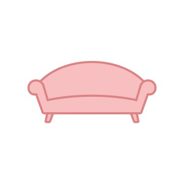 Koltuk Koltuğu Simgesi Vektör Şablonu Çizim Tasarımı