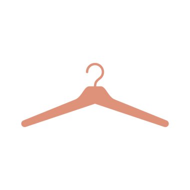 Kumaş Askısı Simge Vektör Şablonu Çizim Tasarımı