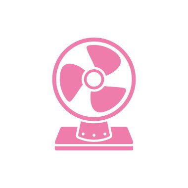 Fan Simgesi Vektör Şablonu Çizim Tasarımı