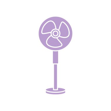 Fan Simgesi Vektör Şablonu Çizim Tasarımı