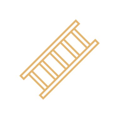 Merdiven Simgesi Vektör Şablonu Çizim Tasarımı