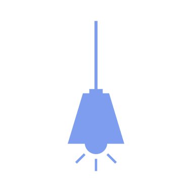 Lamba Simgesi Vektör Şablonu Çizimi Asılıyor