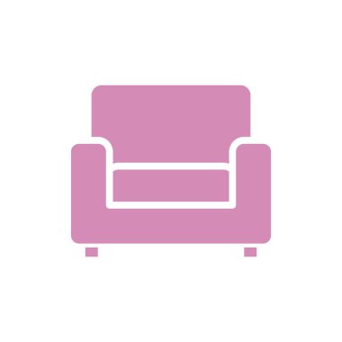 Koltuk Koltuğu Simgesi Vektör Şablonu Çizim Tasarımı