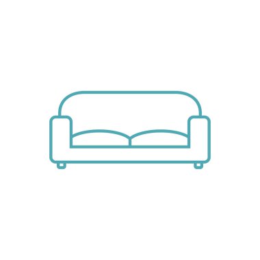 Koltuk Koltuğu Simgesi Vektör Şablonu Çizim Tasarımı