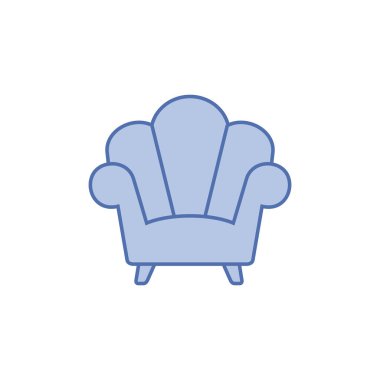 Koltuk Koltuğu Simgesi Vektör Şablonu Çizim Tasarımı