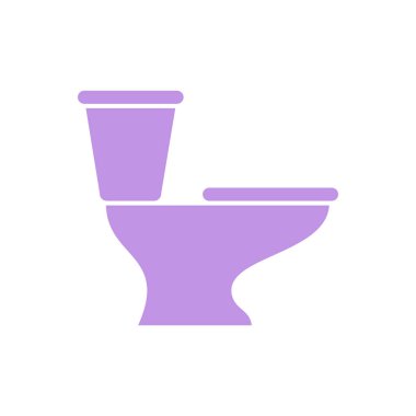 Tuvalet Simgesi Şablonu Çizim Tasarımı