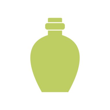 Şişe Simgesi Vektör Şablonu Çizim Tasarımı