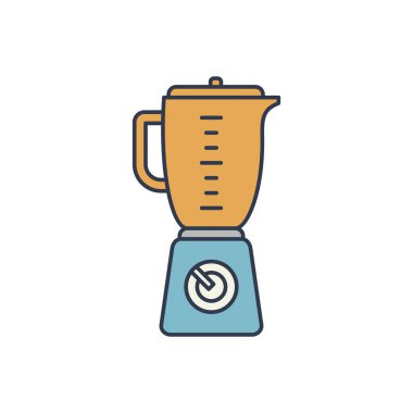 Blender Simge Vektör Şablonu Çizim Tasarımı