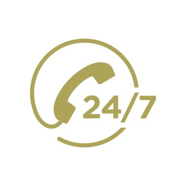 7 Çağrı Merkezi Yardım Simgesi Vektör Şablonu başına 24