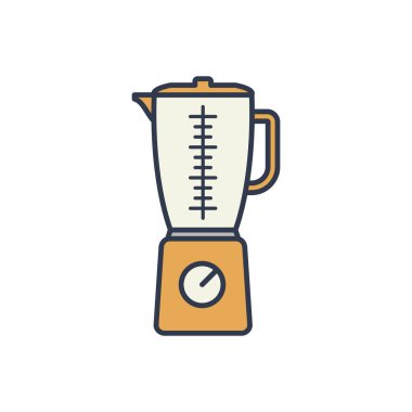 Blender Simge Vektör Şablonu Çizim Tasarımı