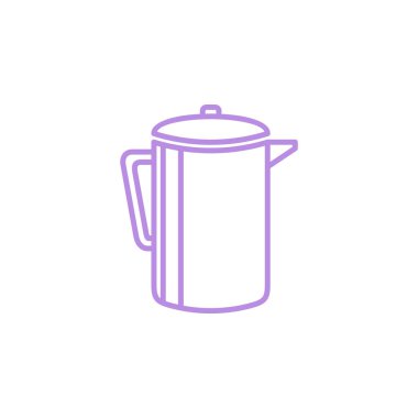 Jug Simge Vektör Şablonu Çizim Tasarımı