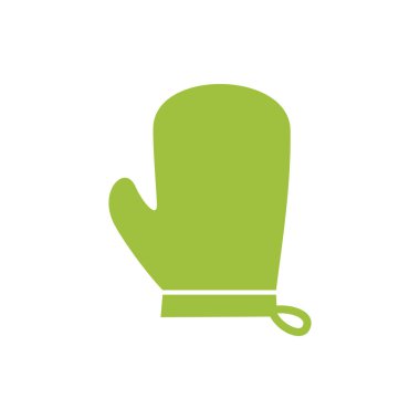 Cook Eldiven Simgesi Vektör Şablonu Çizim Tasarımı