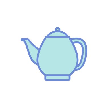 Saksı Simgesi Vektör Şablonu Çizim Tasarımı