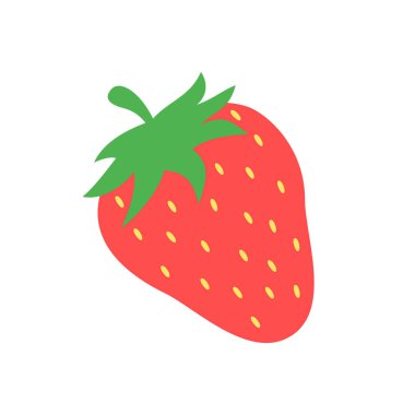 Strawberry Icon Template Illustration Design