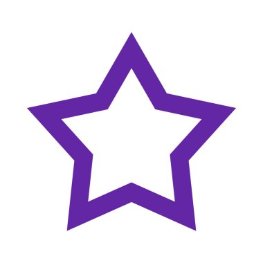 Star Shape Decoration Icon Template Illustration Design