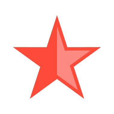 Star Shape Decoration Icon Template Illustration Design