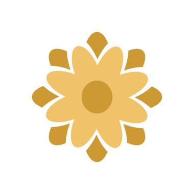 Soyut Dekorasyon Boho Şablon Çizim Vektörü