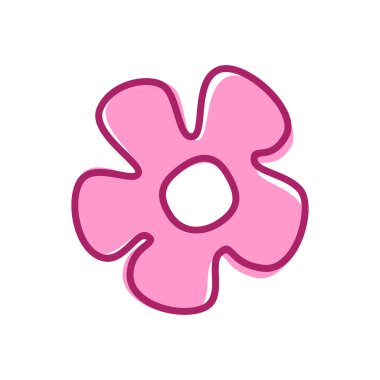 Soyut Dekorasyon Boho Şablon Çizim Vektörü