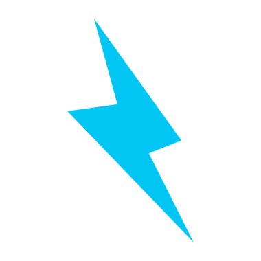 Soyut Yıldırım Dekorasyonu Vektör Şablonu Çizim Tasarımı