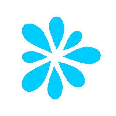 Suyu soyut dekoratif grafik vektör şablonuna sıçrat