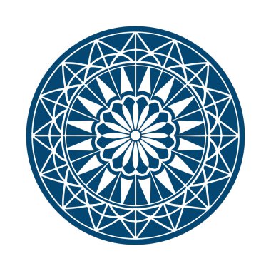 Karmaşık Mandala Tasarımı - 124; Tişörtler, Ev Dekoru ve Daha fazlası için Yüksek Kalite Vektör Sanatı