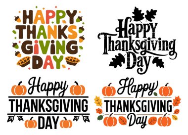 Şükran Günü Typography Design kutlu olsun. Bayramlık Şükran Günü Alıntıları & Türkiye Resimleri.