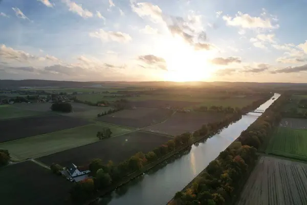 Güzel gün batımı manzarası