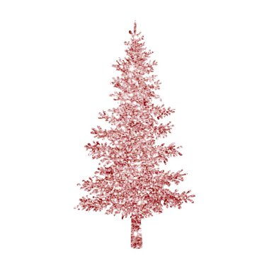 Holiday Christmas Tree Vector Illustration with Gifts for Seasonal Promotions. clipart