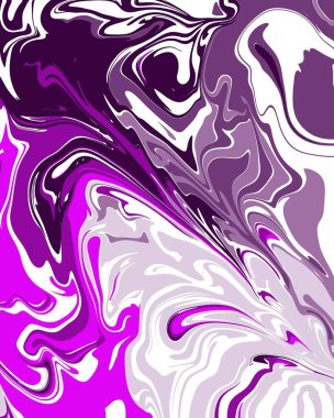 Arkaplan, başlık, kapak ve diğer tasarım ihtiyaçları için renkli sıvıların çizimi.