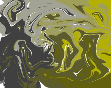 Arkaplan, başlık, kapak ve diğer tasarım ihtiyaçları için renkli ve altın sıvıların çizimi.