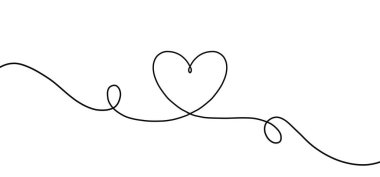 Beyaz arkaplandaki çizgi sanatını sev