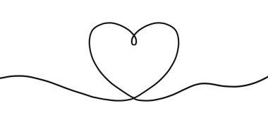 Beyaz arkaplandaki çizgi sanatını sev