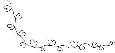 Beyaz arkaplandaki çizgi sanatını sev