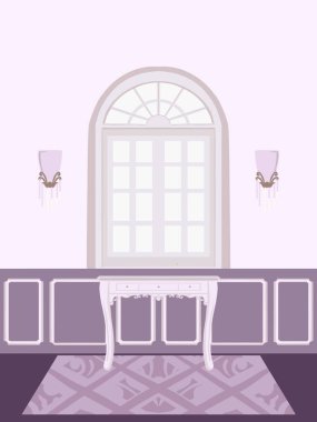 Güzel ve büyüleyici oda iç tasarım düzenlemesi