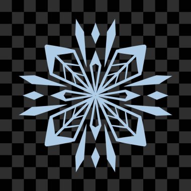 İzole kar çiçeği elementlerinin basit bir illüstrasyon tarzında resmedilmesi