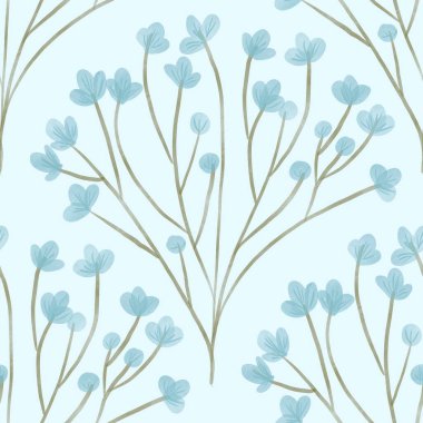 Kusursuz suluboya kapaklar, notlar, yumuşak arkaplan renkleri için eşsiz çiçek desenli arka plan. Suluboya sanat çalışması. 