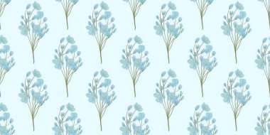 Kusursuz suluboya kapaklar, notlar, yumuşak arkaplan renkleri için eşsiz çiçek desenli arka plan. Suluboya sanat eseri. Çiçek sapı. 