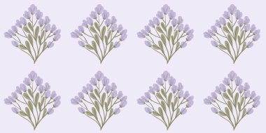 Kusursuz suluboya kapaklar, notlar, yumuşak arkaplan renkleri için eşsiz çiçek desenli arka plan. Suluboya sanat eseri. Çiçek sapı. 