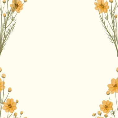 Kusursuz suluboya kapaklar, notlar, yumuşak arkaplan renkleri için eşsiz çiçek desenli arka plan. Suluboya sanat eseri. Çiçek sapı. 