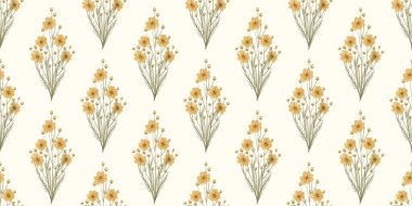 Kusursuz suluboya kapaklar, notlar, yumuşak arkaplan renkleri için eşsiz çiçek desenli arka plan. Suluboya sanat eseri. Çiçek sapı. 