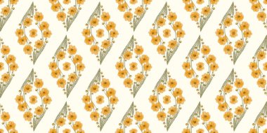 Kusursuz suluboya kapaklar, notlar, yumuşak arkaplan renkleri için eşsiz çiçek desenli arka plan. Suluboya sanat eseri. Çiçek sapı. 